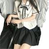 JK Summer College Style Slim Fit Short Sleeve Shirt for Japanese High School Students