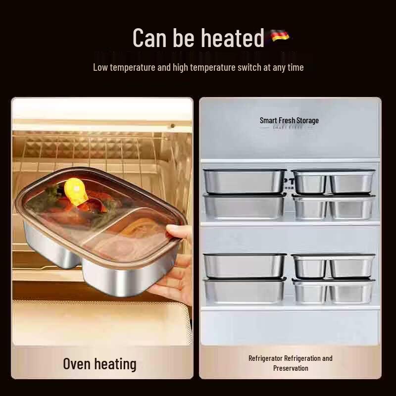 304 Stainless Steel Single-Layer Lunch Box