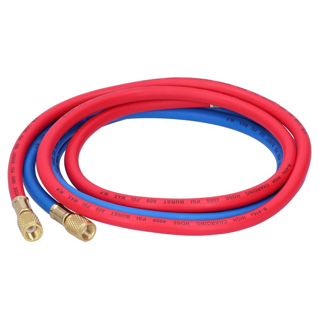 Conditioner Refrigerant Recharge Hose  Conditioning Refrigeration Adding Tool Accessory(Double English Standard Joint 2Pcs 1.5meters )