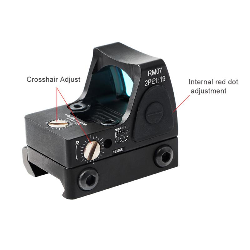 Tactical Rmr Mini Red Dot Pistol Rifle Reflex Optic Sight Fit 20mm Rail For Gloc Tactical Rmr Mini Red Dot Pistol Rifle Reflex Optic Sight Fit 20mm Rail For Gloc