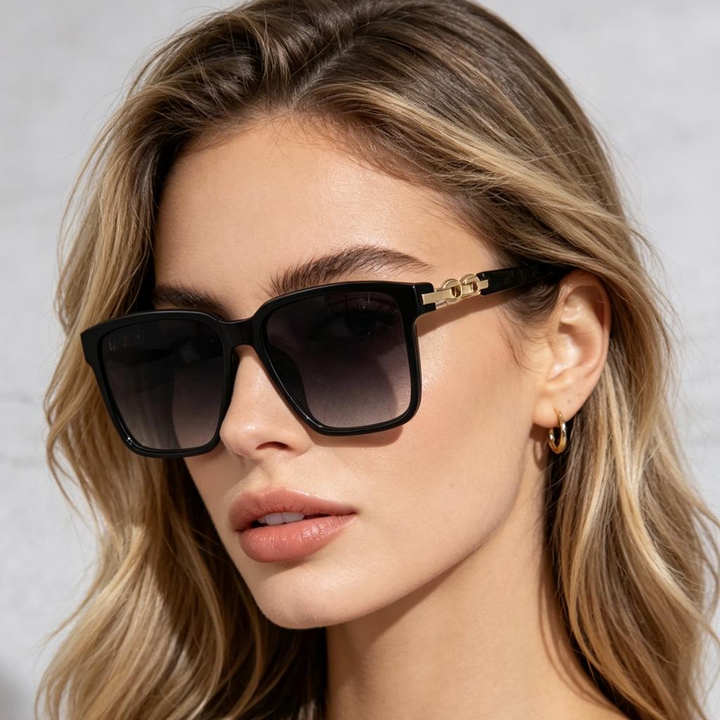 Xiaomi Women Square Gradient Sunglasses Luxury Style UV400 Anti-UV Outdoor Shades Female Eyewear