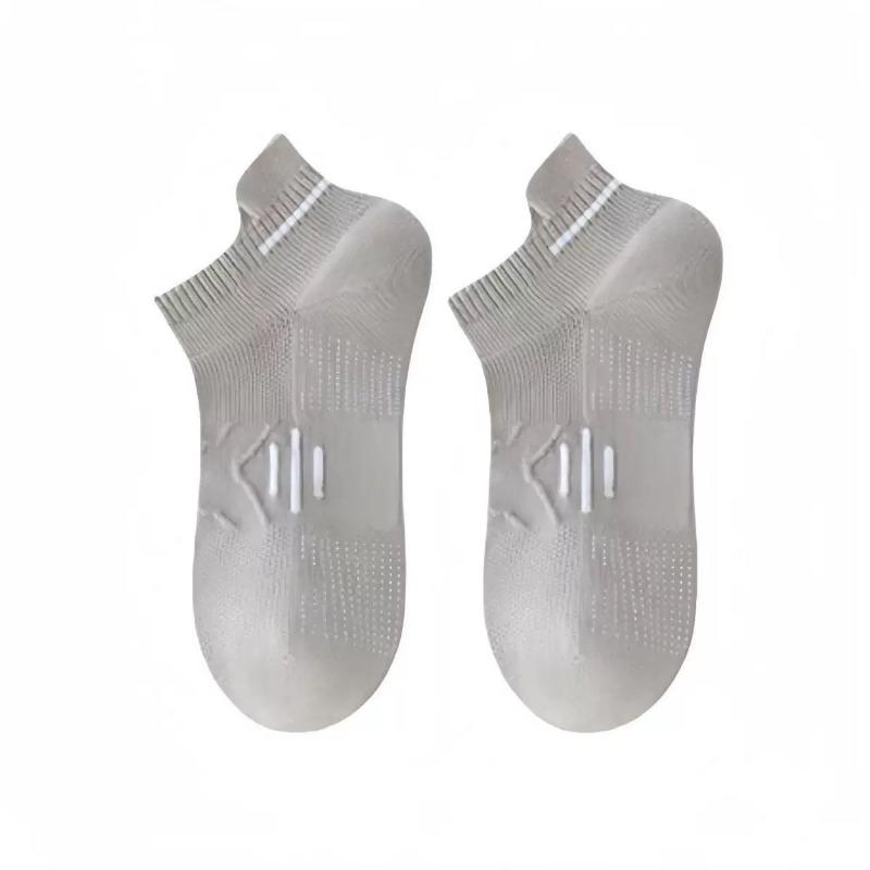 Men's and Women's Sports Anti-odor Socks, Sweat-absorbing and Moisture-absorbing Super Breathable Mesh Ear-lifting Short Socks, Summer Thin Style