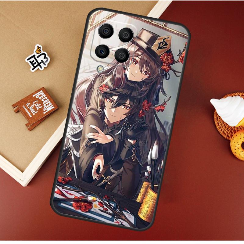 Genshin Impact Zhongli Hutao Case For Samsung Galaxy M51 M31 M21 M11 M16 M36 M56 M53 M12 M32 M52 M15 M35 M55 M14 M34 M54