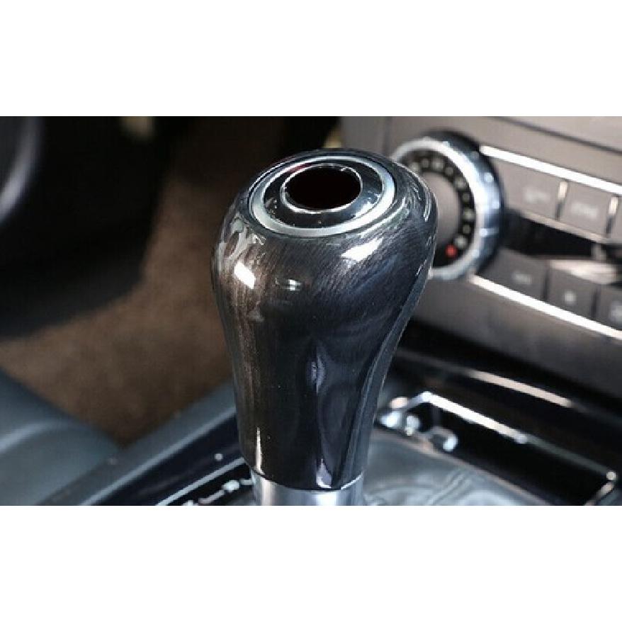 Car Central Console 2013-15 Black Wood Grain For Benz GLK Gear Shift Knob Cover