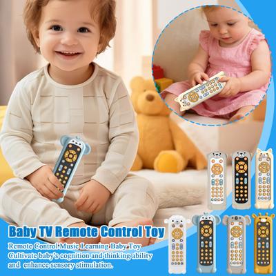 Baby TV Remote Control Toy, Remote Control Music Learning Baby Toy