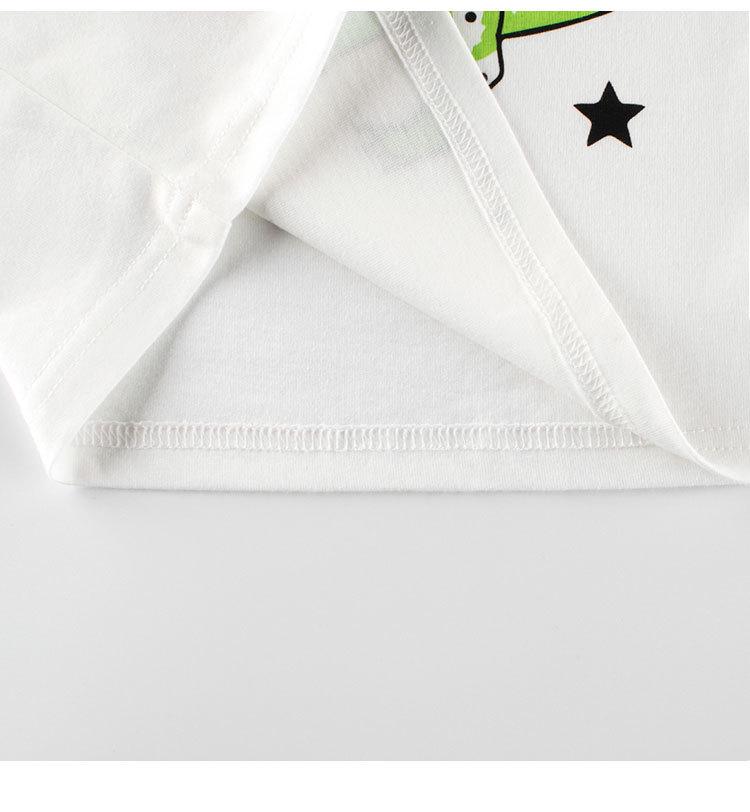 27kids Autumn 2025 Boys' Dinosaur Long-Sleeve Layered T-Shirt