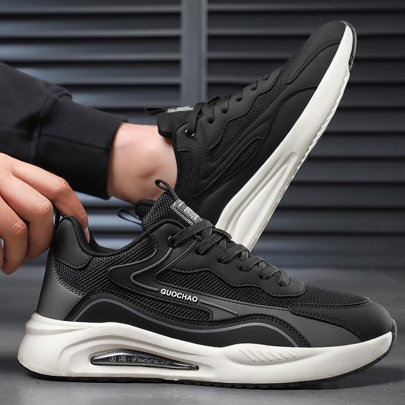 Men Breathable Mesh Running Shoes Fashion Casual Sneakers Lightweight Walking Sports Shoes Sizes 38-47 for Outdoor Travel