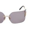 Miu Miu Logo Detail Square Sunglasses Women sunglasses Gold SMU54YS5AK06I