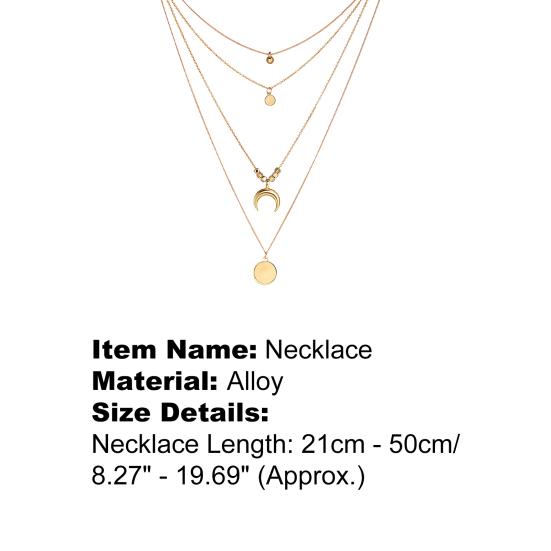 Neck Pendant Exquisite Stainless Silver Color Long Chain Necklace for Dating