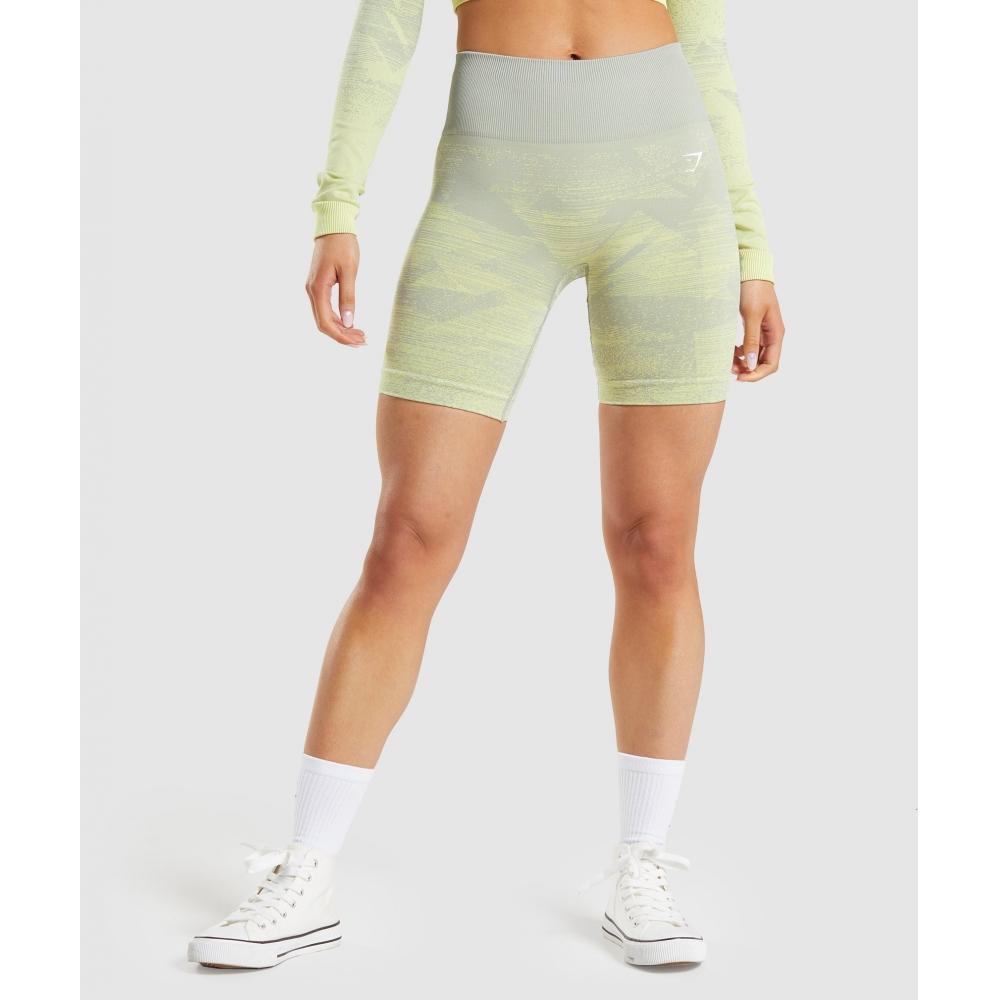 

Gymshark Adapt Ombre Seamless Shorts Triangle Taupe Grey Print B1a9z Gbdz XS