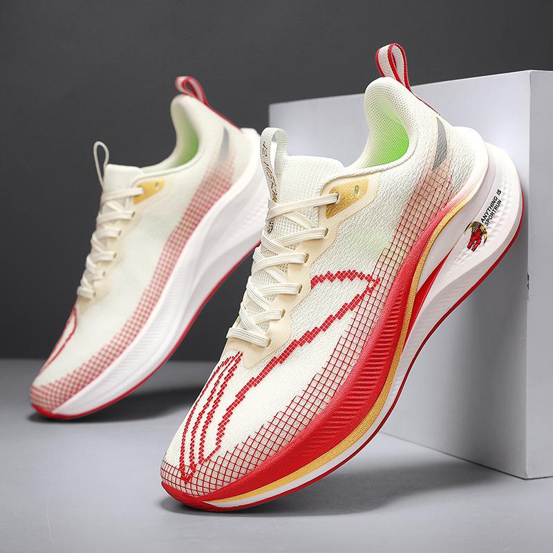 

Red Rabbit 7Pro Running Shoes Men s Spring Carbon Board Students 8PRO Sports Professional Ultra Light Shock Absorption Older Children s Breathable 34