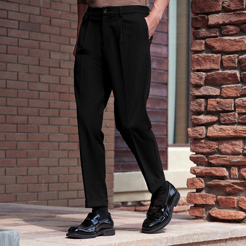 Baoxiniao Men's Business Casual Tapered Pants