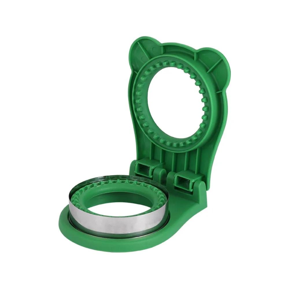 Acciaio Inossidabile Fai da Te Tagliapane per Sandwich Stampo Decorazione Scatola Pranzo Sigillante Strumento per Tagliare Sandwich a Flip Stampo Circolare per Pane Tostato