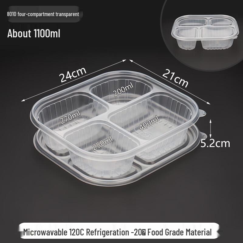 JINMEILI Food-Grade Disposable Meal Boxes