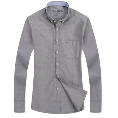 Hemd Herren Hemd Mode Langarm Oxford Business Formal Regular Fit Büro Formal Herrenbekleidung Blusen