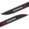 2Pcs Carbon Car Door Side Skirt Sill Stripe Sticker Anti-scratch Refit sticker For Honda Fit Mugen Insight Type S R VTEC DOHC Modulo Vezel Legend RR