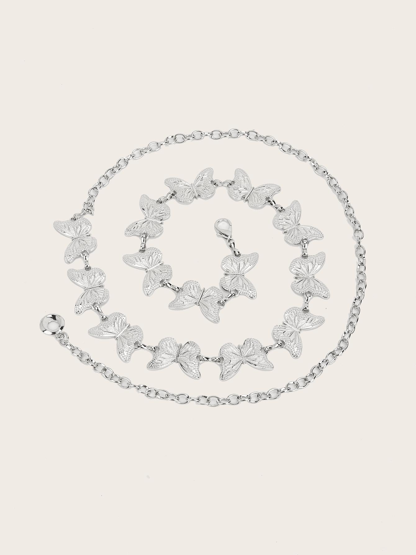 

Легкая роскошь ретро поясная цепочка женская нишевая текстура ретро металлическая цепочка для ремня аксессуары ретро