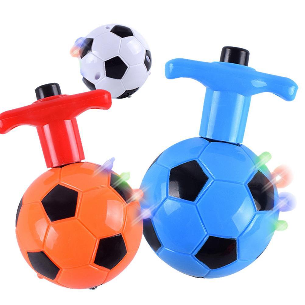LED Light Up Flashing Rotary scope for Kids Music Flash Light Football Toy Electric Fingertip