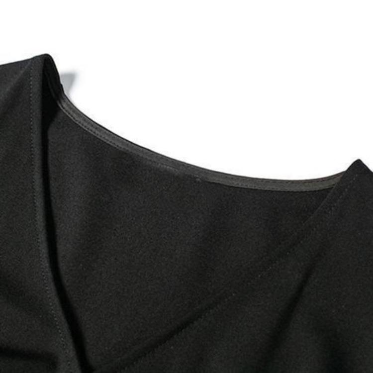 Sommer Damen Raffung Bodycon Kleid Kurzer Ärmel V-Ausschnitt Enganliegend Hohe Taille Mini Kurz Einteiler Freizeitkleid