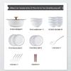 HeCai Yamada Modern 22-Piece Ceramic Dinnerware Set