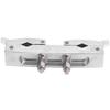 WC50 Drum Kit Clamping Rod Multi Function Silver Aluminum Alloy Bracket Clip Rod