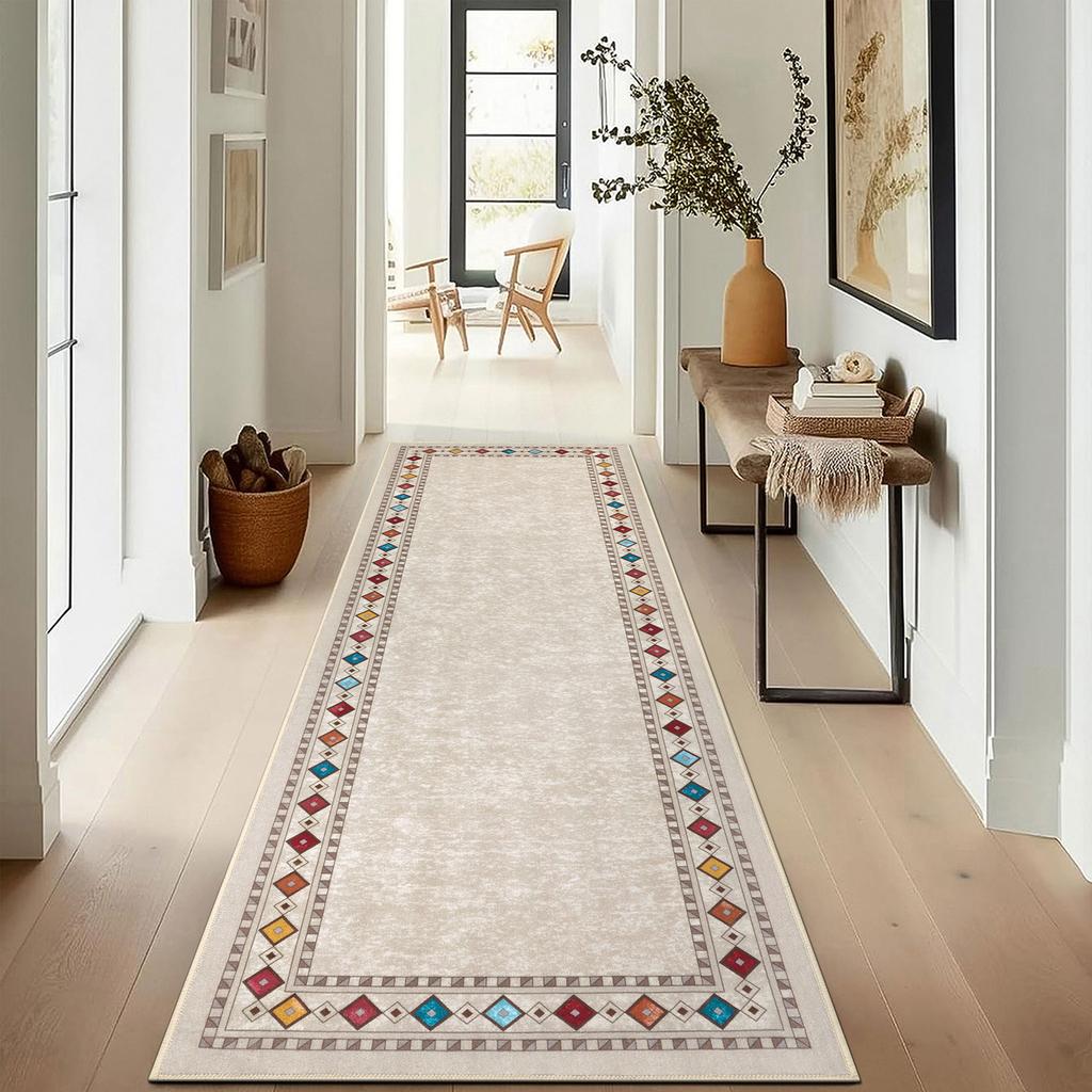 Prémiová protiskluzová odolná podlahová rohož Ložnice Koberec k posteli & Obývací pokoj Pohovka Konferenční stolek Vstup Chodba Pracovna Rohož