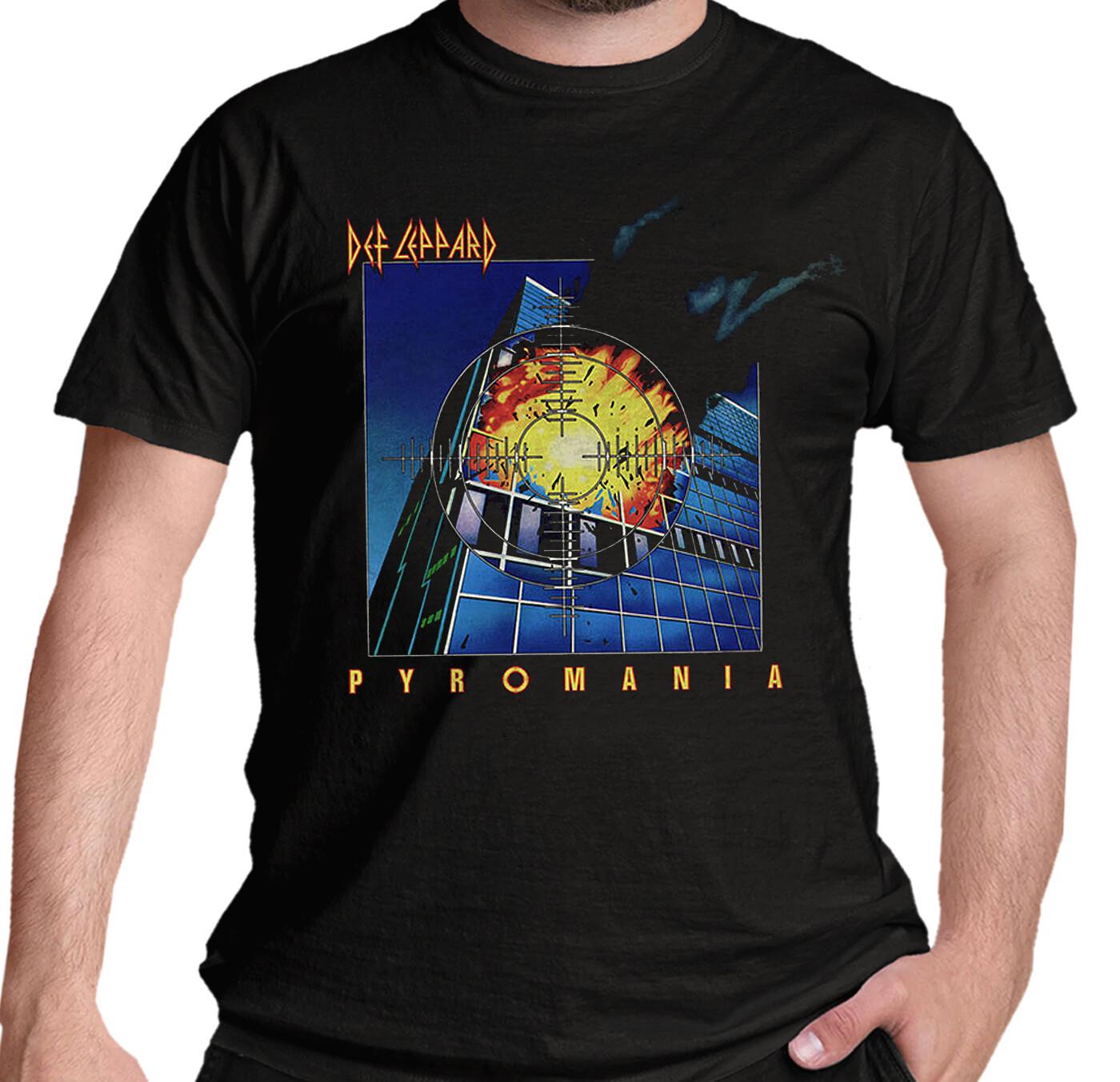 

Official Def Leppard T Shirt Pyromania Rock Album Licensed Tee New 2XL