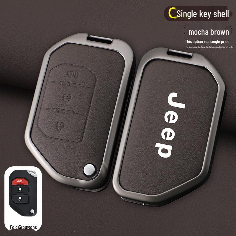 

Чехол для ключа Jeep Wrangler для Sahara, Rubicon, JK, JL Внедорожные модификации OPP Bag