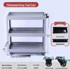 Multifunctional Three-Layer Mobile Tool Cart for Auto Repair and Home Use