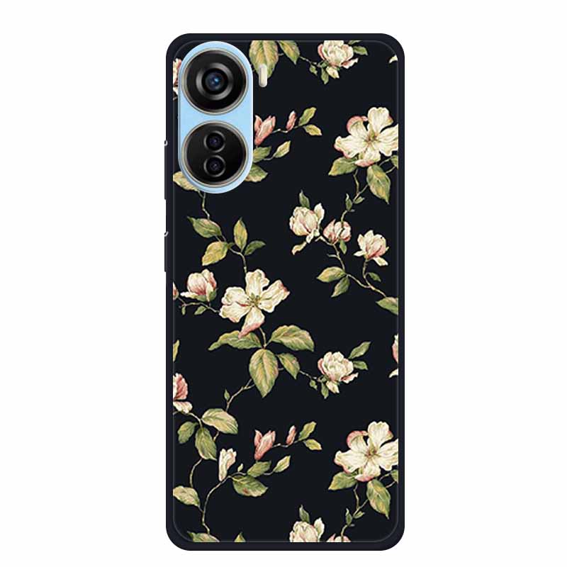 For ZTE Axon 40 LITE Case Popular Picture Black Silicone Soft Back Cover Case For ZTE Axon 40 Lite Case 40Lite Phone Cover Coque