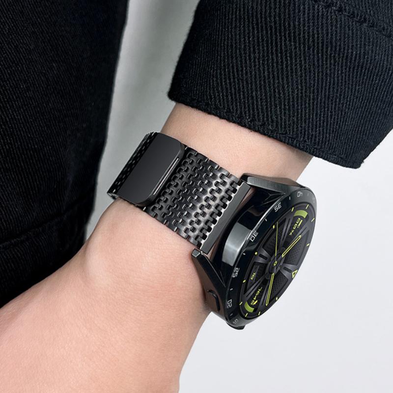 22mm Milánský tah Pro Huawei Watch 4 Pro GT3 Pro 46mm GT4 46MM Luxusní magnetický pásek Pro Amazfit GTR 47mm Kovový náramek