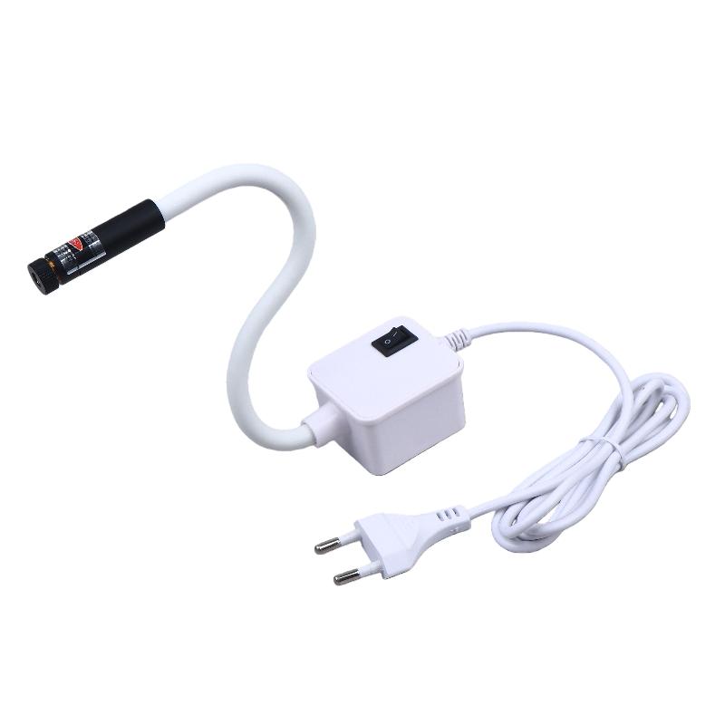 1Pcs Red Night Lamp Eu/Us Plug Laser Infrared Sewing Machine Position Light Magnetic Mounted For Factory Drills Lathes