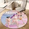Personalized K-KPop Demon Hunters Round Chair Office Rug - Perfect for Mat, Office Chair & More - Ideal Gift for Birthdays and Holidays