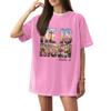 Women's Casual Letter Print Short-sleeved Top T-shirt