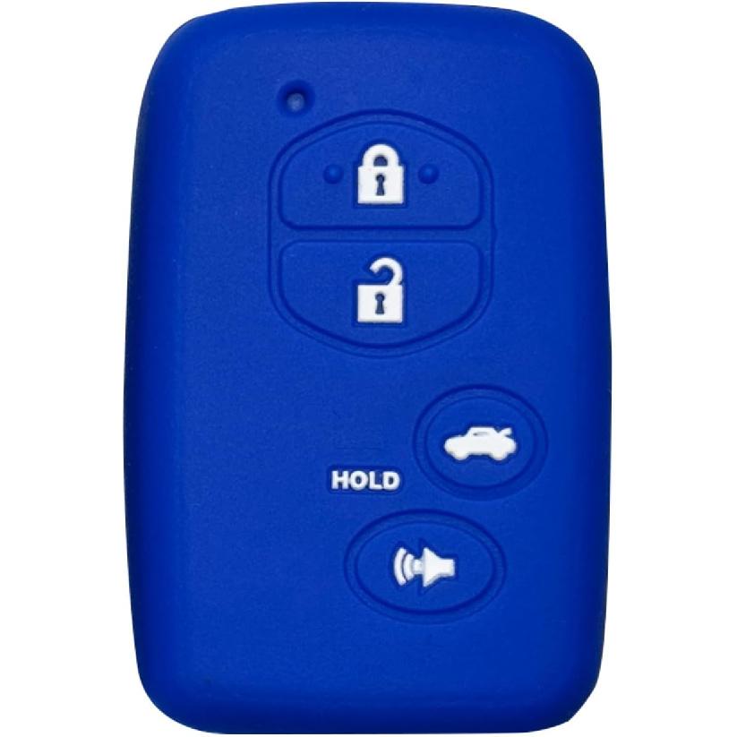 Key Fob Cover for Toyota Camry: 4 Buttons Key Fob Case Fit for Toyota Avalon Camry Hybrid Corolla Highlander Hybrid Prius Plug in Hybrid Scion FR-S
