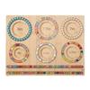 Wooden Bead Boards with Scale Measurement Tool Beading Holder Tray 6" 6.5" 6.75" 7" 7.5" 8" Beading Organizer for Jewelry Making
