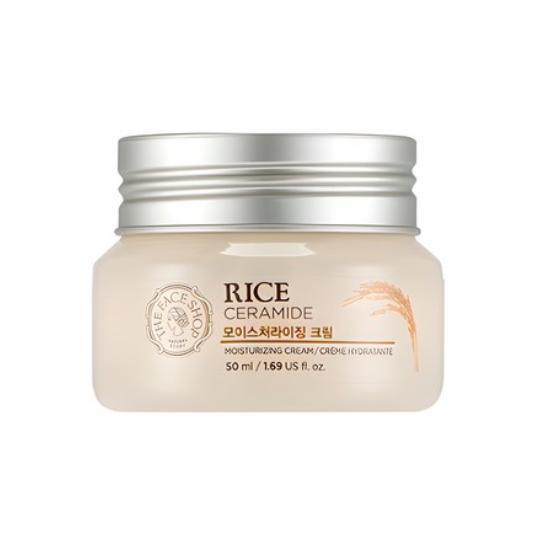 

The Face Shop Rice & Ceramide Moisturizing Cream 50ml Brightening & Hydrating Rice Moisture Cream