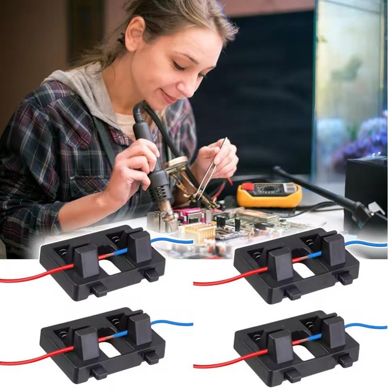 Professional Spring-Loaded Soldering Fixture - Anti-Slip Wire Welding Clamp for Precision Electronics Repair & PCB Work