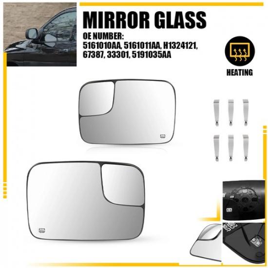 Heated Mirror For Glass DODGE RAM 1500 2500 3500 2005-2008 PICKUP Front LH RH