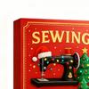 Sewing Calendar Advent 2D Flat Sewing Accessories 2025 Christmas Countdown Calendar for Kids for Adults Living Room Bedroom