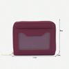 Wallet women's zipper simple Korean version short multiple card slots can hold driver's license coin wallet