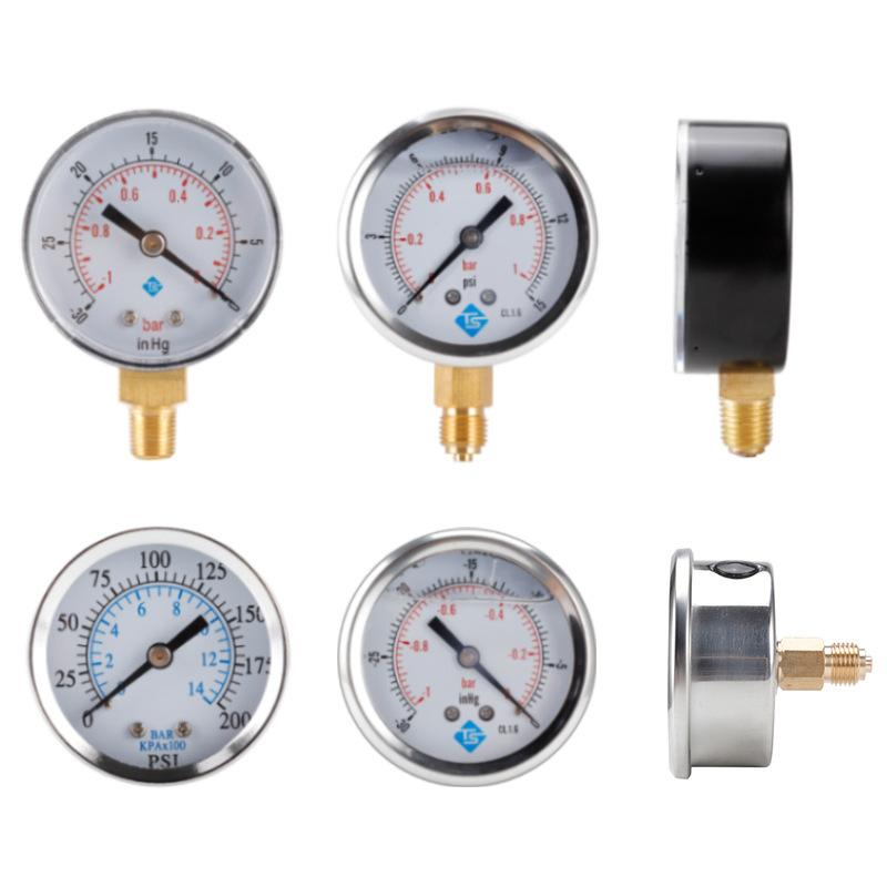 Barometer Water Pressure Gauge High Precision Air Conditioner Radial Axial Oil Vacuum Negative