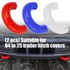 2Pcs Universal Fit Tow Hook Protector Front Tow Hook Cover Set Smooth Tow Hook Cover Protection Suitable for F150