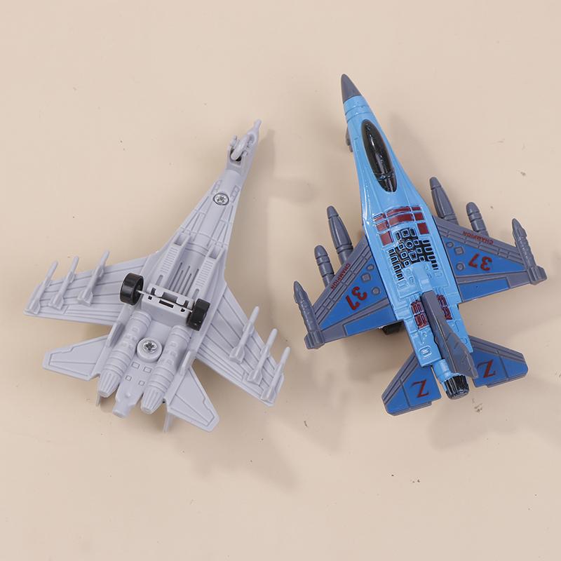 Fighter Model 6Pcs Aircrafts Set Mini Alloy Military Airplane Toys Collection Warplane Decorations For Kids Boys Gift