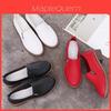 New Arrival Women Fashion Flat Shoes With Genuine Leather Upper And Comfortable Rubber Sole