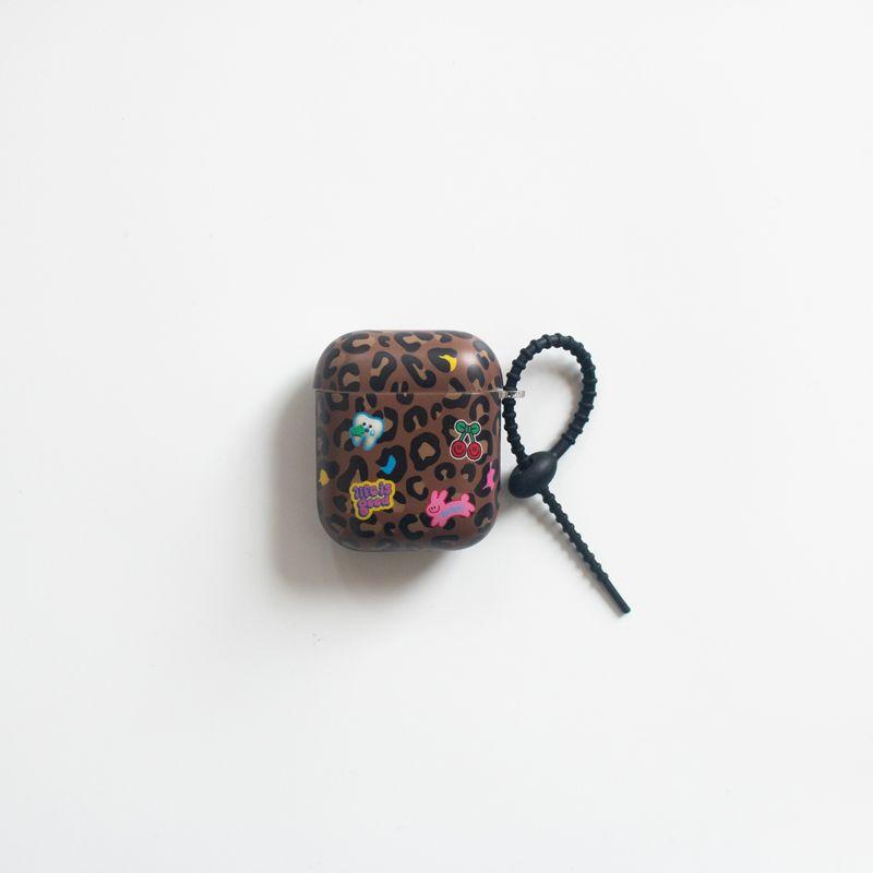 

Cover IMD Frosted Headset Shell Suitable for AirPods 4 Generation 3 Generation 2 Generation Advanced Personality Pro Creative Pro2 Generation Niche Apple AirPods 2 Lovely leopard print