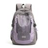 Schoolbag Simple backpack for men and women Korean version Middle school student schoolbag Large capacity travel backpack College style computer bag 