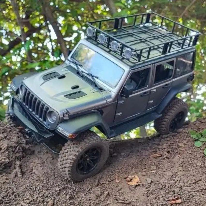 MN128 Full Scale RC CAR Model Remote Control Car Wrangler Jeep 4WD Climbing Car Simulation Off Road Vehicle Toy VS MN168 ALS1