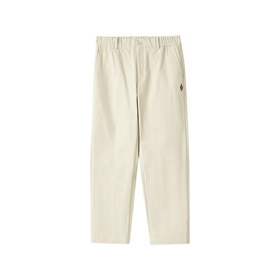 Yazan Series Elastic Comfortable Solid Color Casual Pants Men Bottoms Almond-Milk-White L324M117-0550