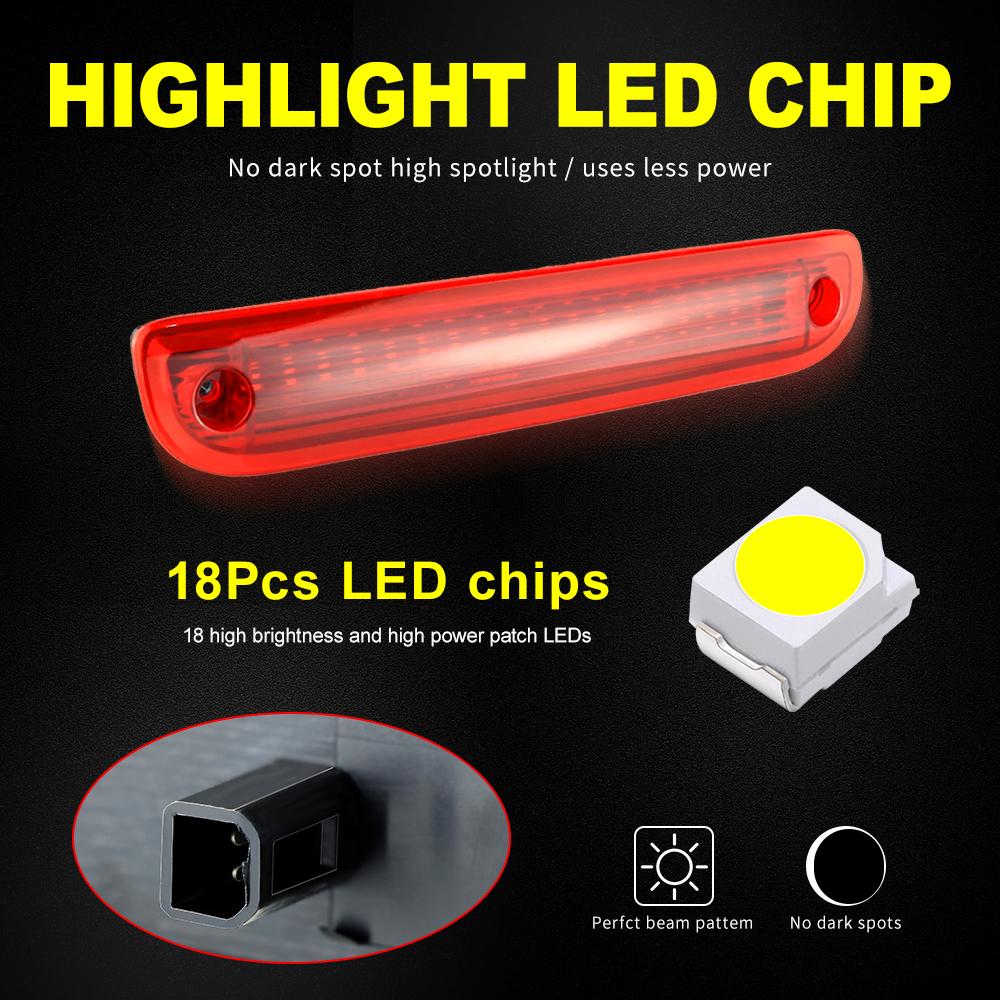 1PC For Peugeot Boxer Citroen Relay Fiat Ducato 2007-2025 Car LED Third Brake Light High Mount Stop Signal Lamp OEM# 1340670080